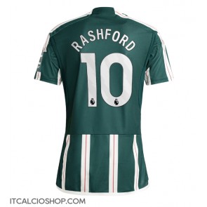 Manchester United Marcus Rashford #10 Seconda Maglia 2023-24 Manica Corta